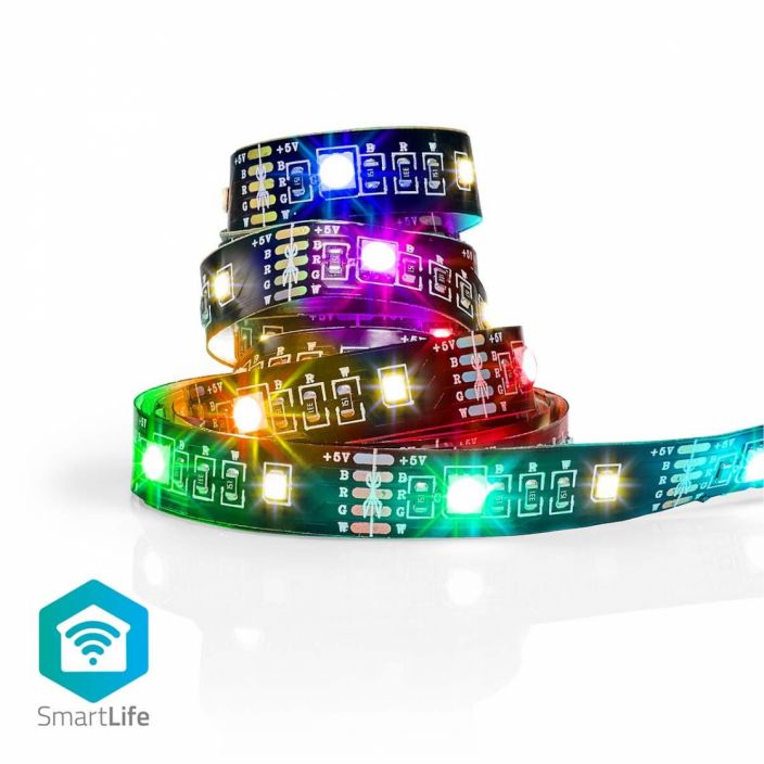 Nedis SmartLife TV RGB LED-Nauha Ominaisuudet • Yhdista suoraan puhelimeesi Bluetooth-yhteydella • Hallitse kirkkautta ja