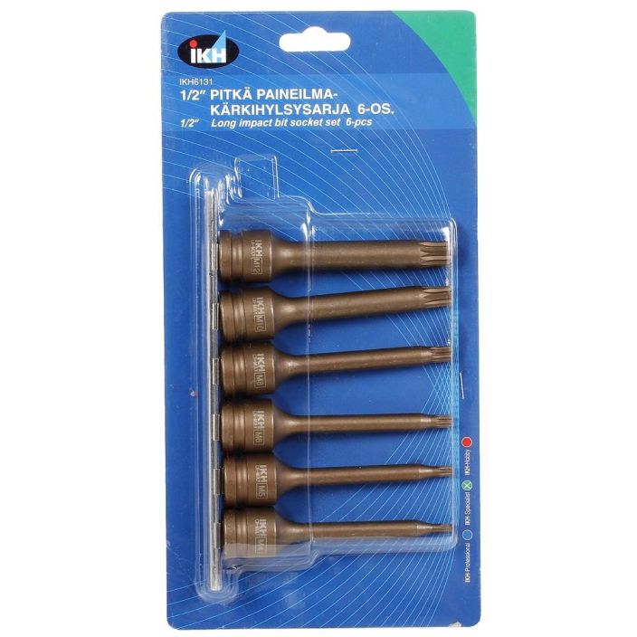 TÄHTIHYLSYSARJA XZN 1/2&quot; M4-M12 6-OS. tuotekuva 1