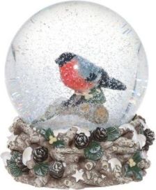 Winteria Lumisadepallo Punatulkku Iso