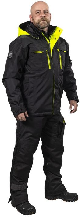 PATRON TALVITAKKI FOSTER MUSTA/FL.KELT tuotekuva 2 PATRON TALVITAKKI FOSTER MUSTA/FL.KELT tuotekuva 2