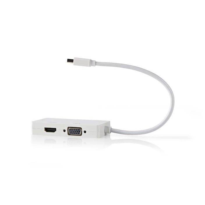 Nedis Multiport-Sovitinkaapeli Mini-DisplayPort/VGA/ DVI-D + HDMI-Tulo 0,2M tuotekuva 2