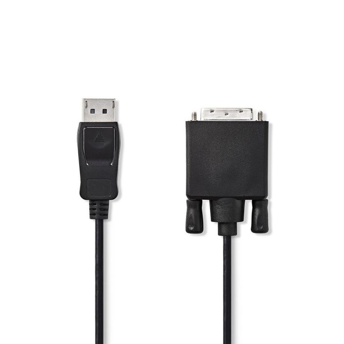 Nedis DisplayPort – DVI-D kaapeli 2M Tama kaapeli muuntaa DisplayPort-signaalit DVI-signaaleiksi. Ihanteellinen kytkettaessa