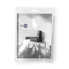 Nedis XLR-Liitin Naaras, Kulma  Musta