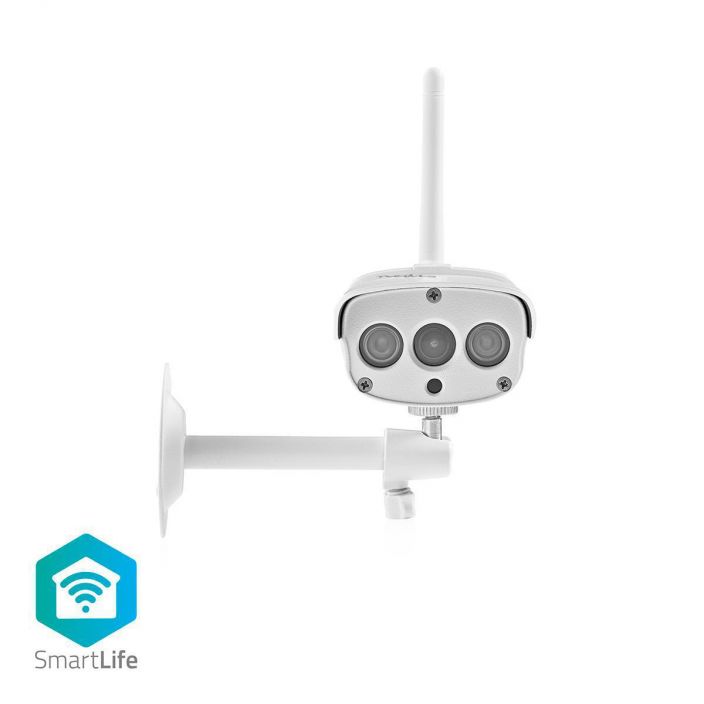 Nedis SmartLife Ulkokamera | Wi-Fi | FullHD Wi-Fi | Full HD 1080p | IP67 | Cloud / Micro SD | 12 VDC | Yokuvaus | Android™ /