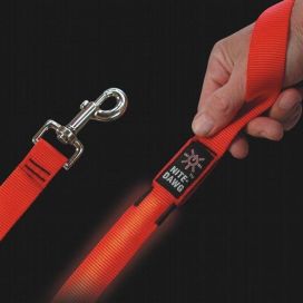 Nite Ize NiteDawg LED -talutushihna 1,5 m, punainen
