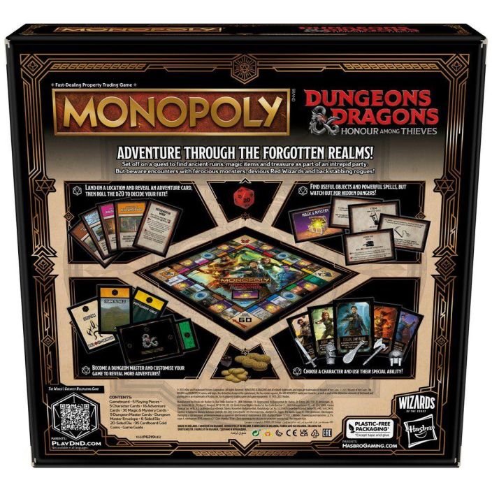 Monipoly Dungeons and Dragons elokuva peli EN.