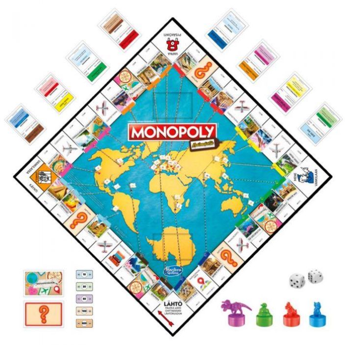 MONOPOLY MATKUSTA MAAILMANYMPARI (FI)