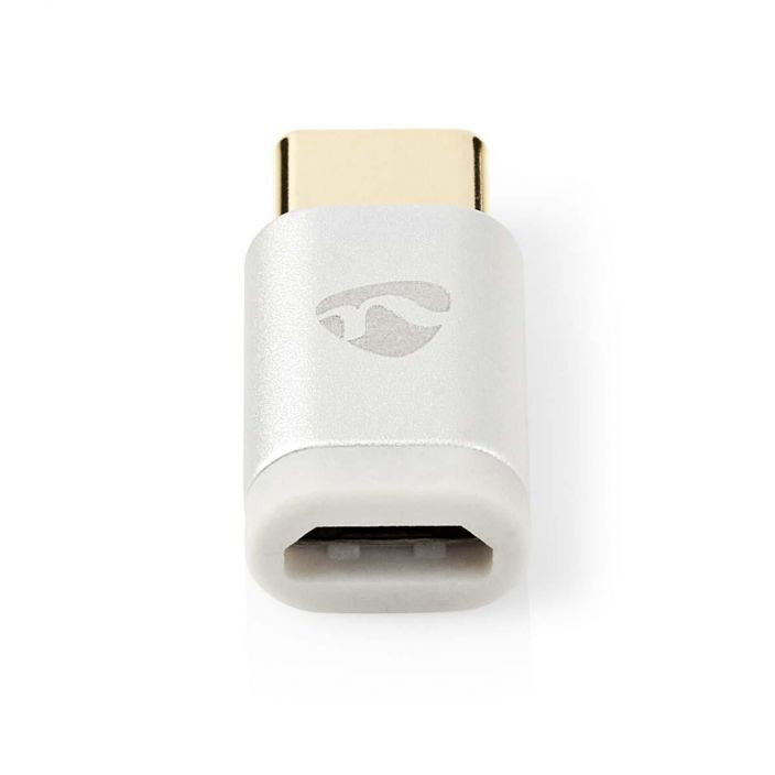 Nedis USB Type-C -sovitin Muunna Micro USB B -kaapeli USB-C-kaapeliksi talla USB-C 2.0 -sovittimella.