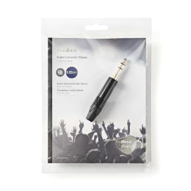 Nedis Stereoaudio-Liitin  6,35 mm, Uros  Musta