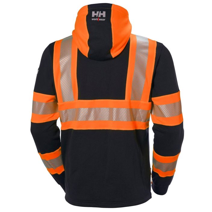Helly Hansen Work Wear Icu Huomio Huppari Vetoketjulla oranssi /Harmaa tuotekuva 1