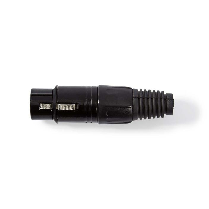 Nedis XLR-Liitin Naaras  Musta tuotekuva 2