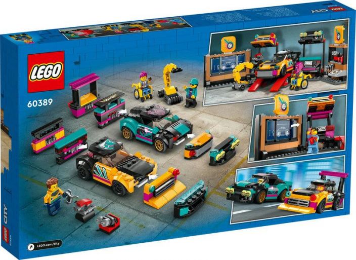 Lego City Autojen tuunaustalli