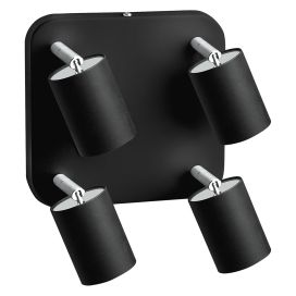 e.lite EYE neliö kohdevalaisin 4-os. musta