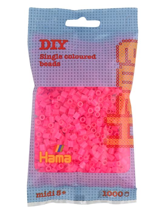 Hama-Helmet Midi 1000kpl Neonfuksia Hama-Helmet Midi 1000kpl Neonfuksia
