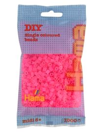 Hama-Helmet Midi 1000kpl Neonfuksia