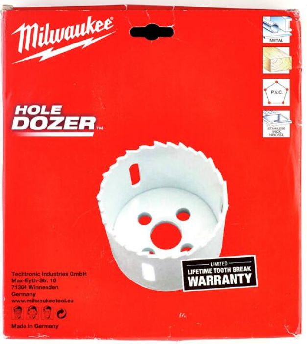 Milwaukee bimetalli Reikäsaha 177mm tuotekuva 1