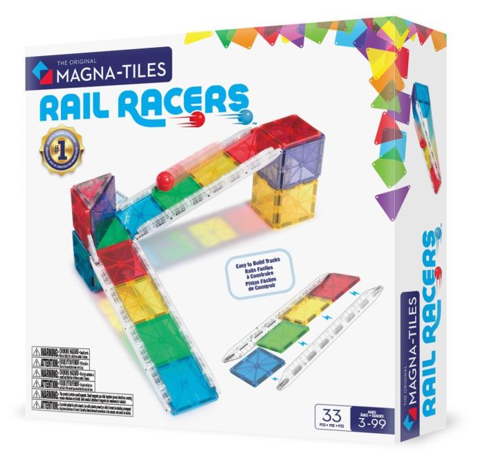 Magna-Tiles Rail Racer Small -kuularata 33 osaa tuotekuva 1 Magna-Tiles Rail Racer Small -kuularata 33 osaa tuotekuva 1