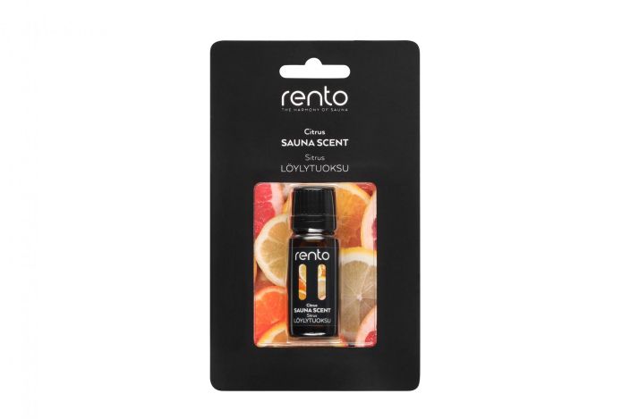 Rento Loylytuoksu Sitrus 10 ml Lempean kirpeat loylyt aromaattisista ja raikkaista sitrushedelmista.