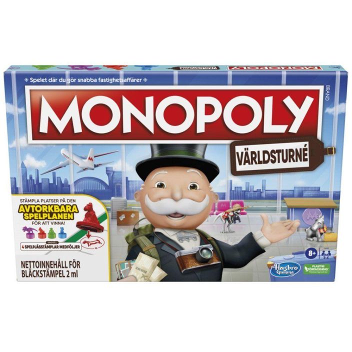 MONOPOLY MATKUSTA MAAILMANYMPARI (SE)