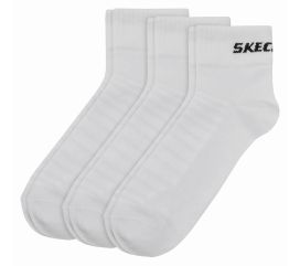 Skechers Skechers Basic Quarter sukat 3paria valkoiset