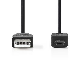 Nedis USB 2.0 -Kaapeli | A, Uros - Micro B, Uros | 3,0 m | Musta