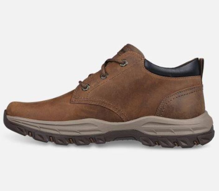 Skechers miesten Relaxed Fit: Knowlson - Ramhurst ruskea Knowlson - Ramhurst -kengassa yhdistyy tyylikkyys ja vertaansa