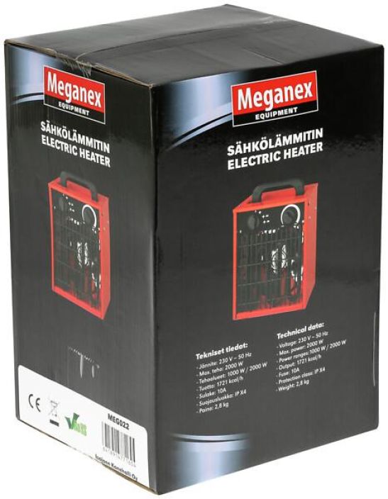 SAHKOLAMMITIN 2KW 230V MEGANEX MEG022