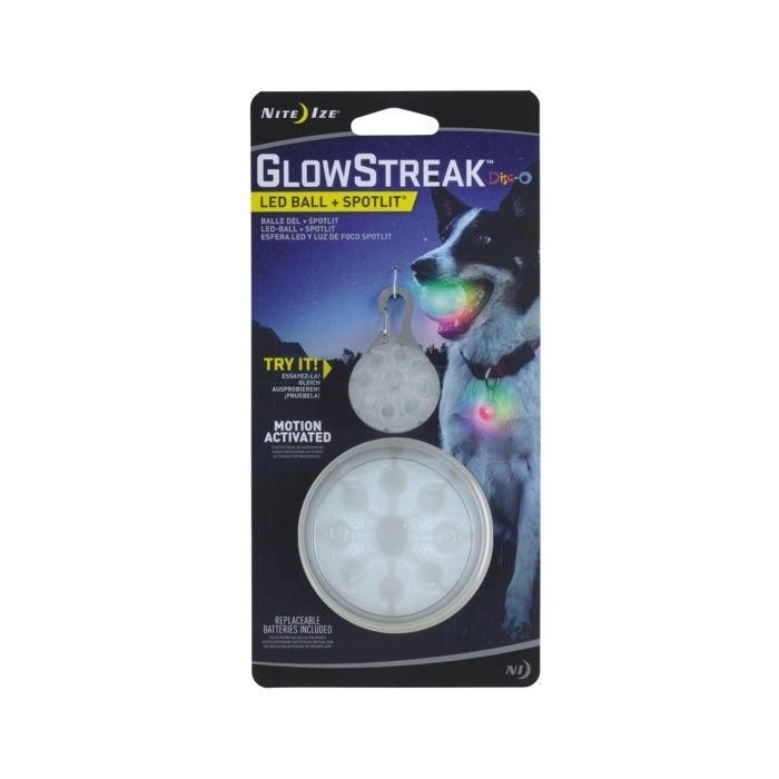 GlowStreak LED-pallo + SpotLit -pantavalo Tama paketti takaa hauskat palloleikit myos hamaraan vuodenaikaan!