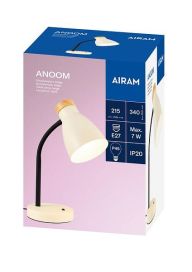 Airam Anoom Pöytäval. Beige/Puu