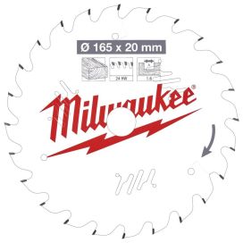 Milwaukee Milwaukee PYÖRÖSAHANT. W165X20X1.6X24
