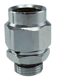 Imusuoja ½" sisäkierre-½" ulkokierre kromattu