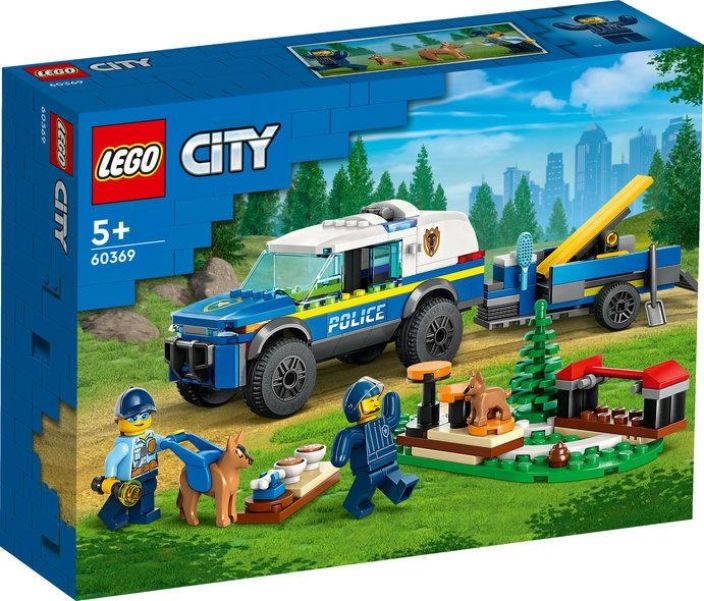 Lego City Siirrettava poliisikoirien koulutusrata