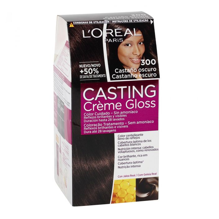L'Oreal Casting Creme Gloss 300 tummanruskea kevytvari Casting Creme Gloss sopii taydellisesti sinulle, kun haluat korostaa