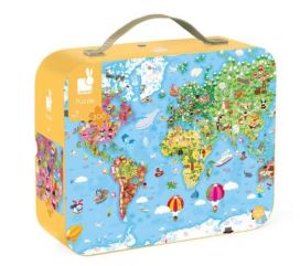 Janod Janod Maailmankartta palapelisalkku