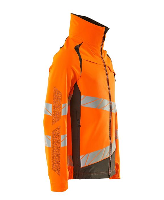 MASCOT miesten Takki ACCELERATE SAFE hi-vis oranssi/tumma antrasiitti Joustava kangas joustaa kaikkiin suuntiin ja tarjoaa