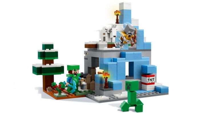 Lego Minecraft Jaan peittamat huiput