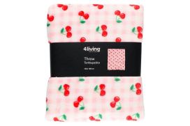 4Living Torkkupeitto Mon Cherry 130x160