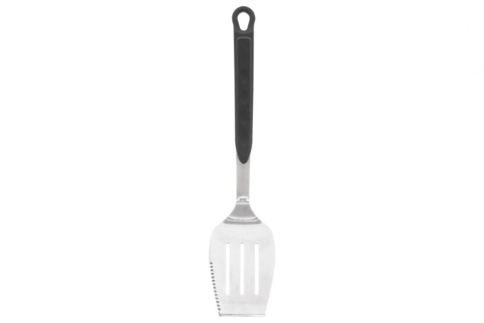GRILLILASTA PRO RST MUSTANG Ruostumaton teras. Kahvassa TPR-pinnoite. Leikkuuteralla.