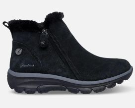 Skechers Skechers naisten Relaxed Fit: Easy Going - High Zip 2 - Waterproof - Musta