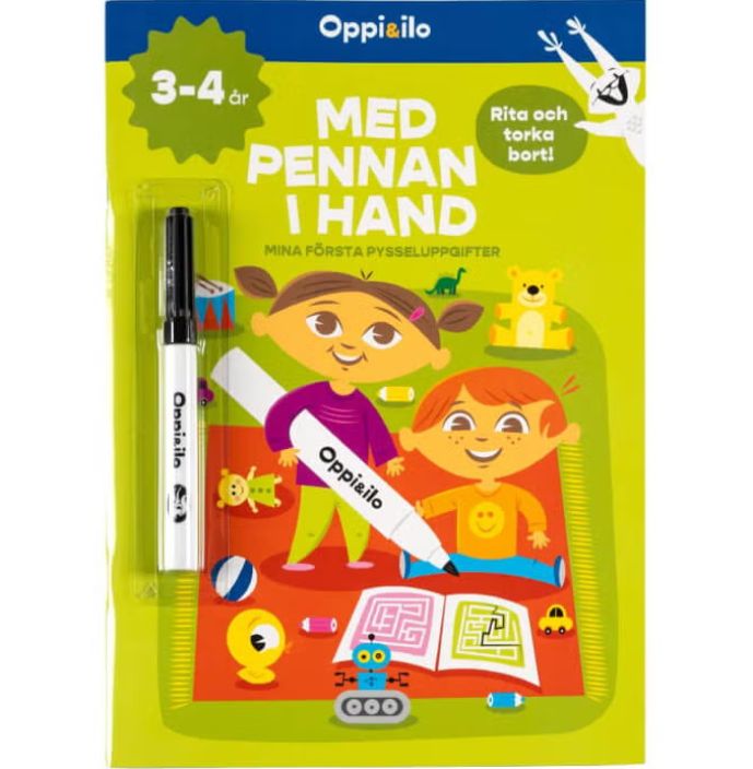 Oppi&ilo Med Pennan i hand Pysselbok Mina forsta pysseluppgifter Oppi&ilo Med Pennan i hand Pysselbok Mina forsta pysseluppgifter