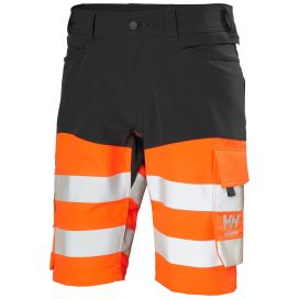 Helly Hansen Workwear SHORTSIT HI-VIS ALNA 4X CNCT FL.ORANS/EBONY