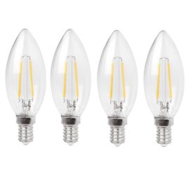 Vatti Filament Led E14 250lumen 2W, 4kpl