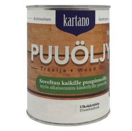 Kartano puuöljy vesiohenteinen 0,9L