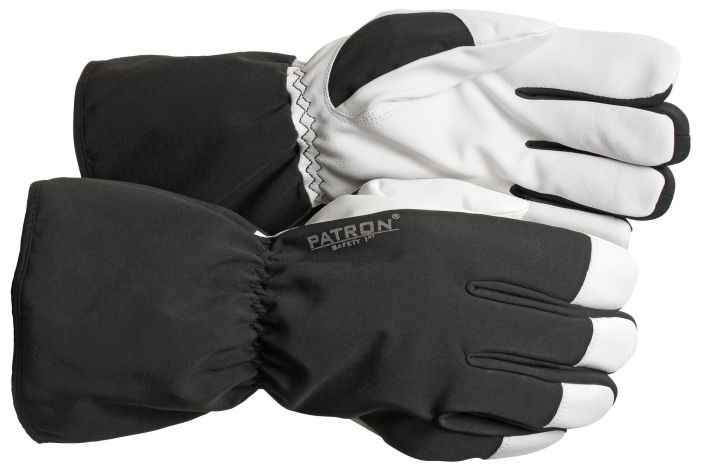 TYOKASINEET VEDENPITAVA VUORI - otepinta vuohennahkaa - selkamys ja pitka ranneke polyesteri softshellia - vedenpitava TYOKASINEET VEDENPITAVA VUORI - otepinta vuohennahkaa - selkamys ja pitka ranneke polyesteri softshellia - vedenpitava