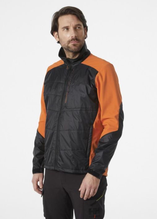 Helly Hansen Kensington tikkitakki musta/oranssi