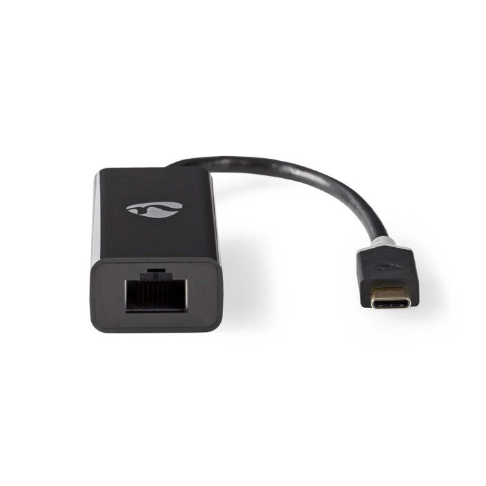 Nedis USB-C - RJ45 Naaras  Sovitinkaapeli 0,2M