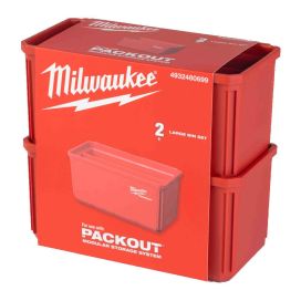 Milwaukee Milwaukee Packout järjestelmän säilytyskori 10x20cm 2kpl