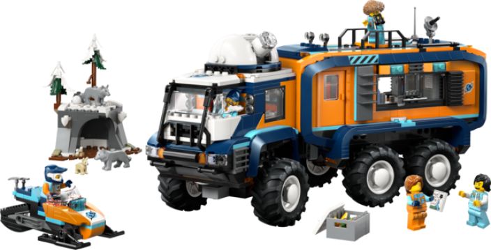 LEGO Arktisten tutkimusretkeilijöiden tiedelaboratoriorekka tuotekuva 1