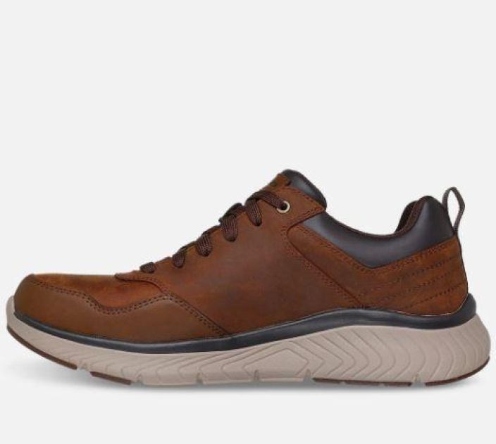 Skechers miesten Relaxed Fit: Arch Crosser - Ronaldo - Waterproof - Ruskea tuotekuva 2