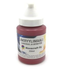 Novacraft akryylimaali 250ml, punainen